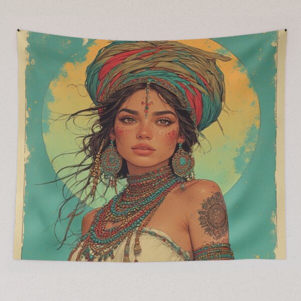 Item preview, INDIGENOUS WOMEN: Goddesses of the Sun designed and sold by FANTASY FRENZY.