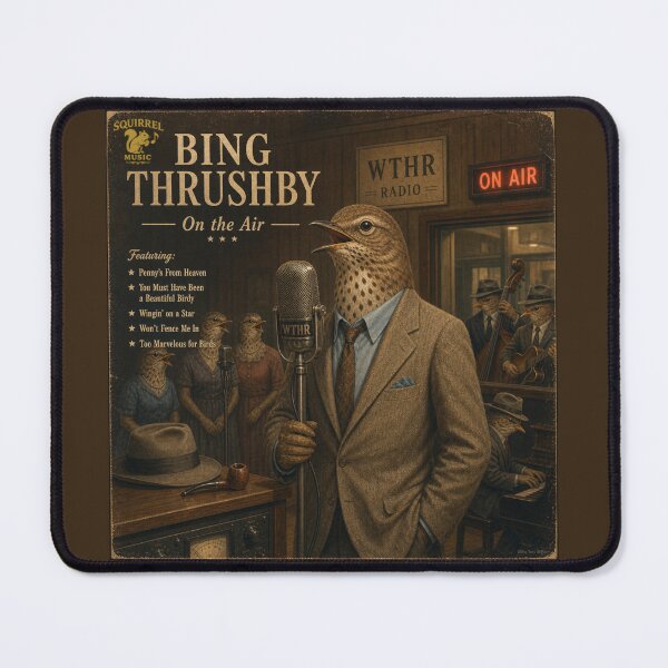 Item preview, Parodia de álbum clásico retro de Bing Thrushby Crooner designed and sold by MissTerryWoman.