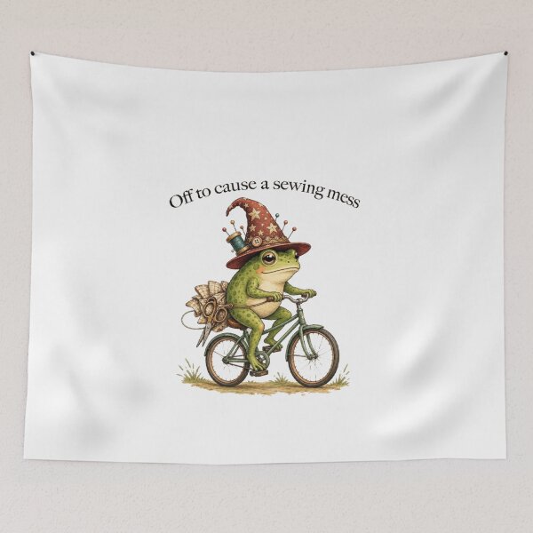 Item preview, Off to Cause a Sewing Mess - Sewing Fanart designed and sold by Gbriel3.