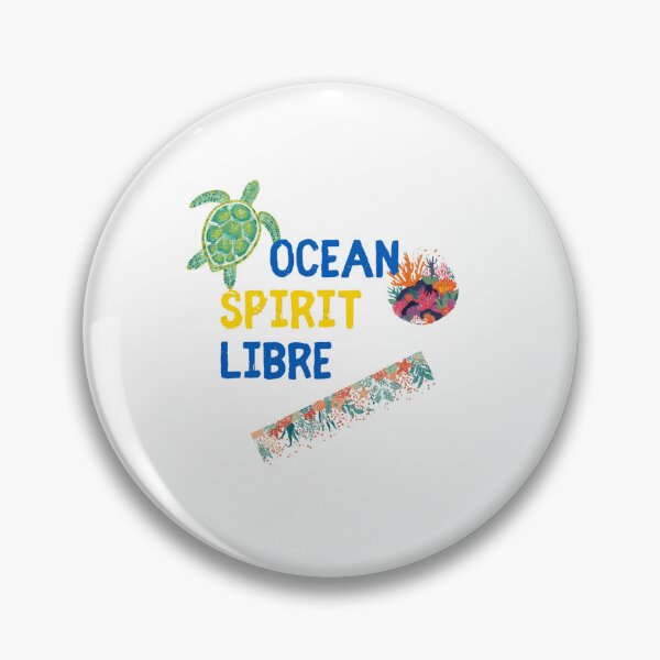 Item preview, Ocean Spirit Libre — Sea Turtle & Coral Reef Design designed and sold by JolususaStore.