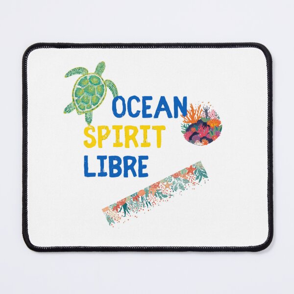 Item preview, Ocean Spirit Libre — Sea Turtle & Coral Reef Design designed and sold by JolususaStore.