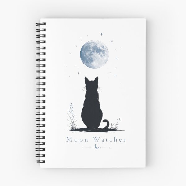 Item preview, Moon Watcher Black Cat Dad Minimalist Kawaii T-Shirt designed and sold by Ashley critters.