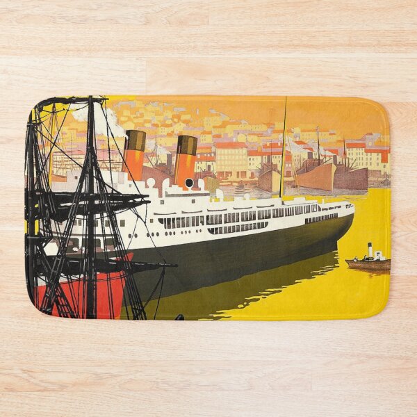 Item preview, 1920s Marseille Vintage Travel Advert designed and sold by Dimensionality.