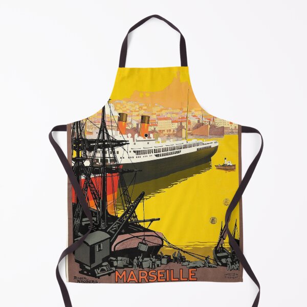 Item preview, 1920s Marseille Vintage Travel Advert designed and sold by Dimensionality.