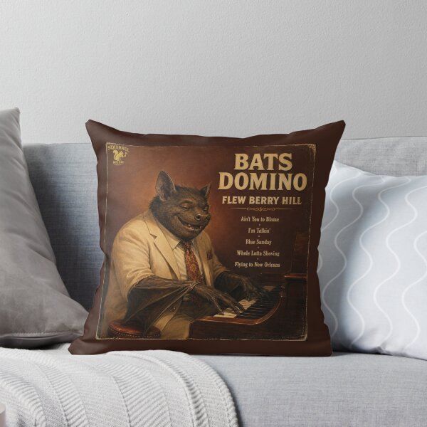 Item preview, Bats Domino Piano Rhythm Classic Retro Album Parody designed and sold by MissTerryWoman.