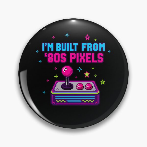 Item preview, I'm Built From 80s Pixels Retro Gamer Humor designed and sold by PixelBlob.