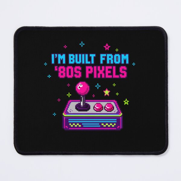 Item preview, I'm Built From 80s Pixels Retro Gamer Humor designed and sold by PixelBlob.