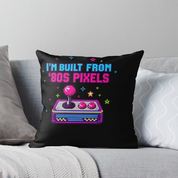 Item preview, I'm Built From 80s Pixels Retro Gamer Humor designed and sold by PixelBlob.