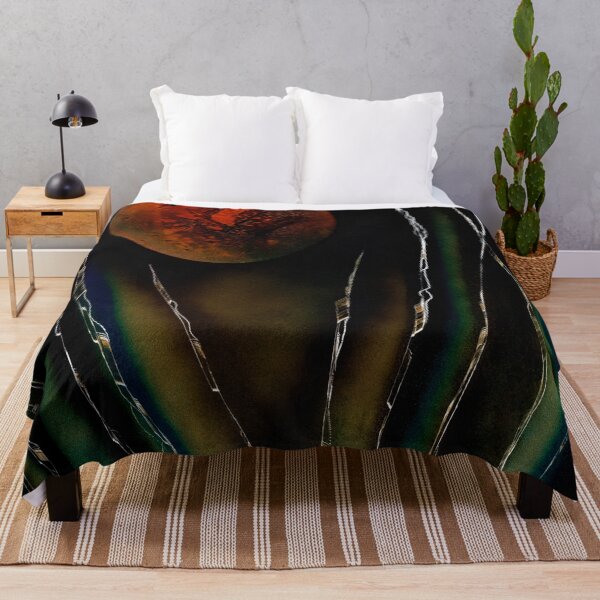 Item preview, Dark Red Swirled Planet Cradled by Reeds Spray Paint Art designed and sold by Jason Girard.