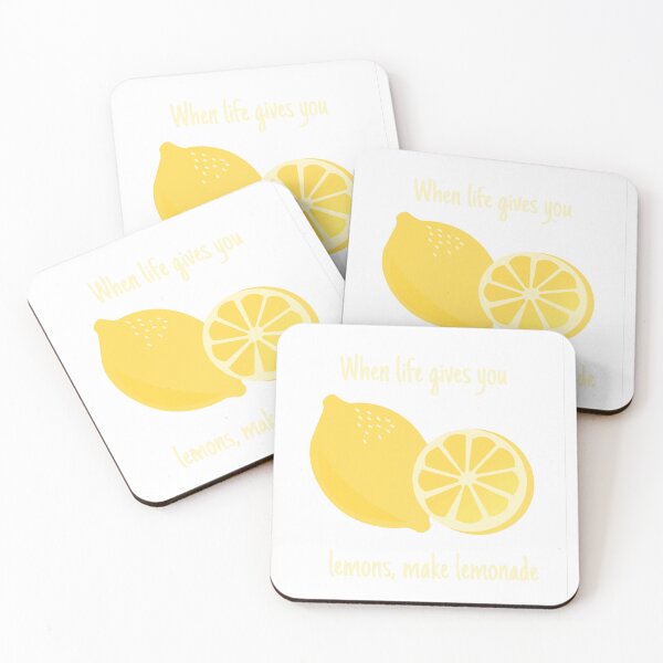 Item preview, When Life Gives You Lemons Make Lemonade – Cute Citrus Quote Illustration designed and sold by SDKENERGY.