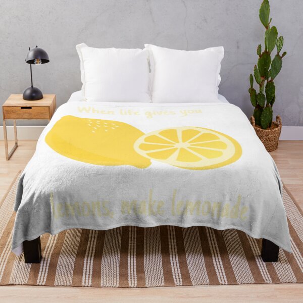 Item preview, When Life Gives You Lemons Make Lemonade – Cute Citrus Quote Illustration designed and sold by SDKENERGY.