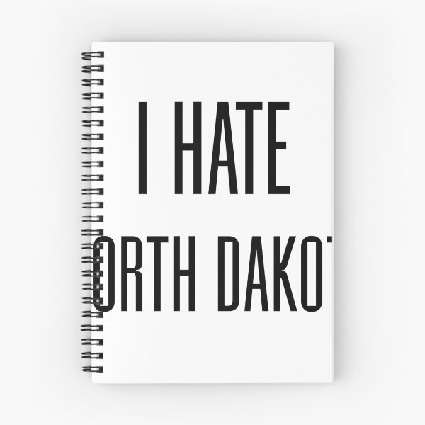 Item preview, I HATE STATES (NORTH DAKOTA) designed and sold by ReckahFox.