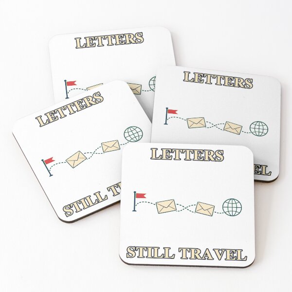 Item preview, Letters Still Travel Pen Pal Mail Emblem designed and sold by Freshloop Studio | Whimsical Vintage Art.
