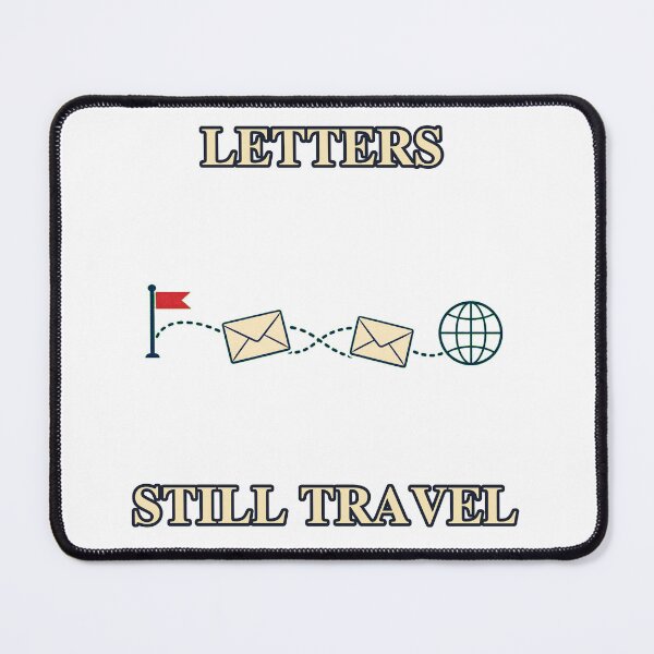 Item preview, Letters Still Travel Pen Pal Mail Emblem designed and sold by Freshloop Studio | Whimsical Vintage Art.
