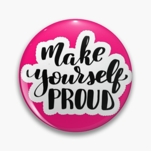 Item preview, Make Yourself Proud Handwritten - Motivational Calligraphy Sticker designed and sold by Scro-Ciob-Shop.