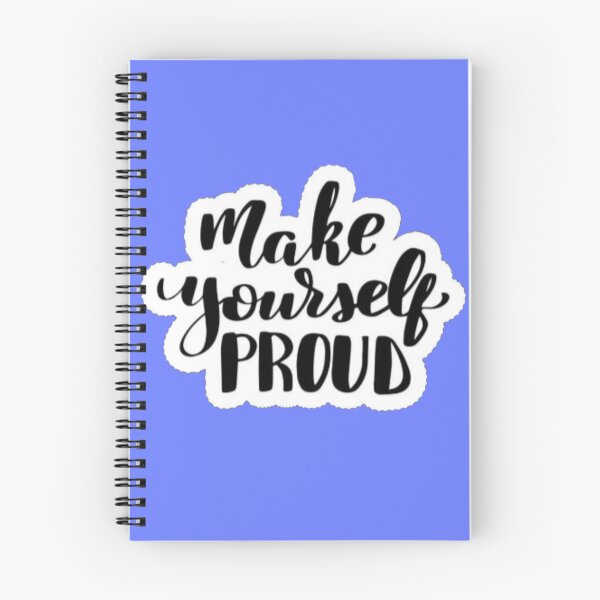Item preview, Make Yourself Proud Handwritten - Motivational Calligraphy Sticker designed and sold by Scro-Ciob-Shop.