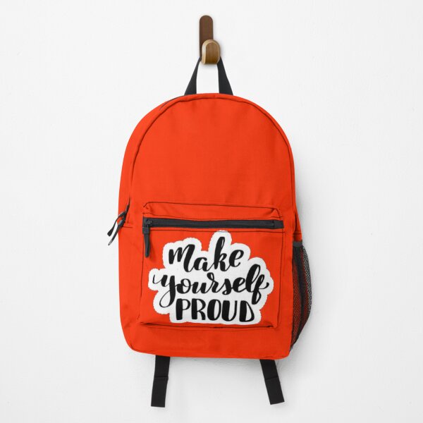 Item preview, Make Yourself Proud Handwritten - Motivational Calligraphy Sticker designed and sold by Scro-Ciob-Shop.