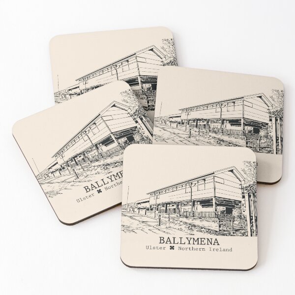 Item preview, Ballymena NI - Vintage Ink Cityscape designed and sold by Lakeric.