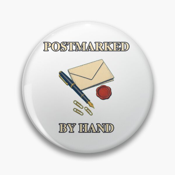 Item preview, Postmarked By Hand Vintage Correspondence Graphic designed and sold by Freshloop Studio | Whimsical Vintage Art.