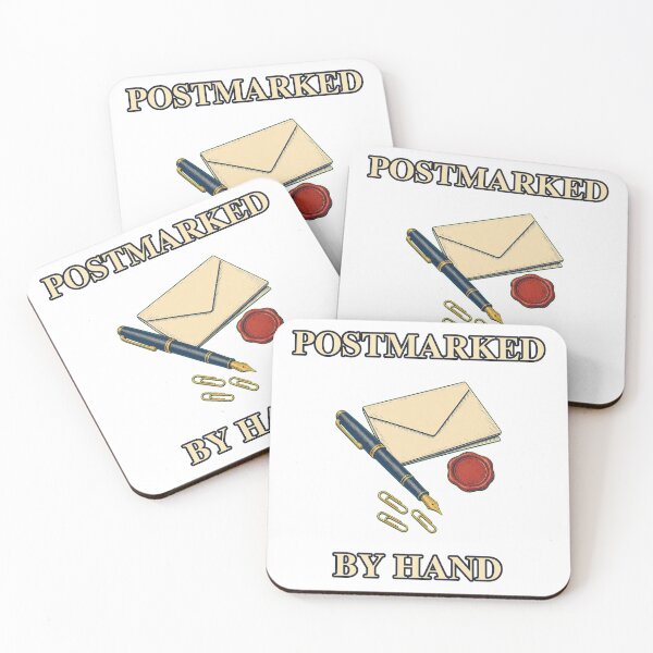 Item preview, Postmarked By Hand Vintage Correspondence Graphic designed and sold by Freshloop Studio | Whimsical Vintage Art.