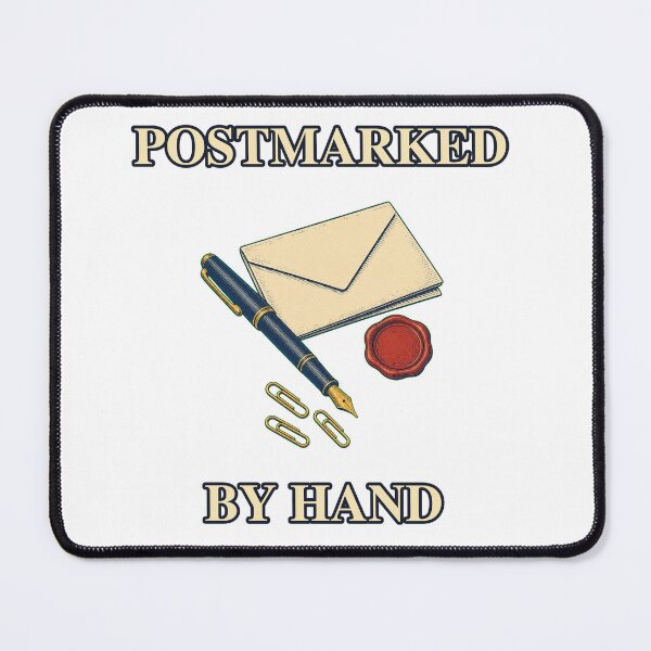 Item preview, Postmarked By Hand Vintage Correspondence Graphic designed and sold by Freshloop Studio | Whimsical Vintage Art.