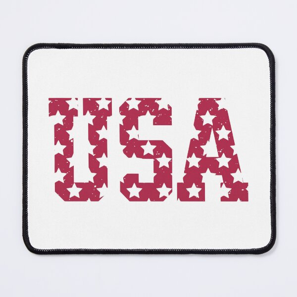 Item preview, Vintage USA Patriotic Stars Athletic Block Typography designed and sold by Paper Drip.