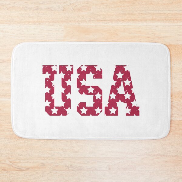 Item preview, Vintage USA Patriotic Stars Athletic Block Typography designed and sold by Paper Drip.