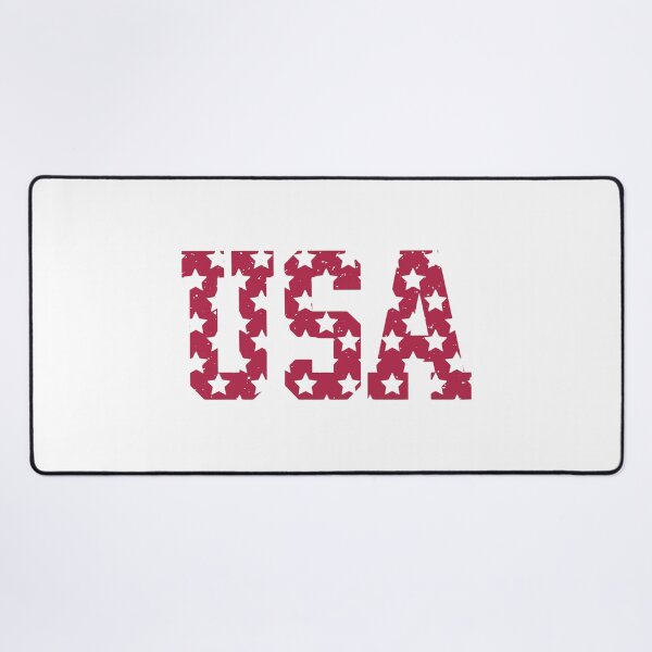 Item preview, Vintage USA Patriotic Stars Athletic Block Typography designed and sold by Paper Drip.
