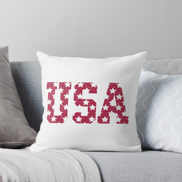 Item preview, Vintage USA Patriotic Stars Athletic Block Typography designed and sold by Paper Drip.