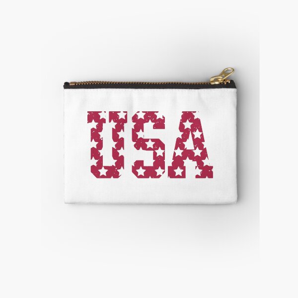 Item preview, Vintage USA Patriotic Stars Athletic Block Typography designed and sold by Paper Drip.