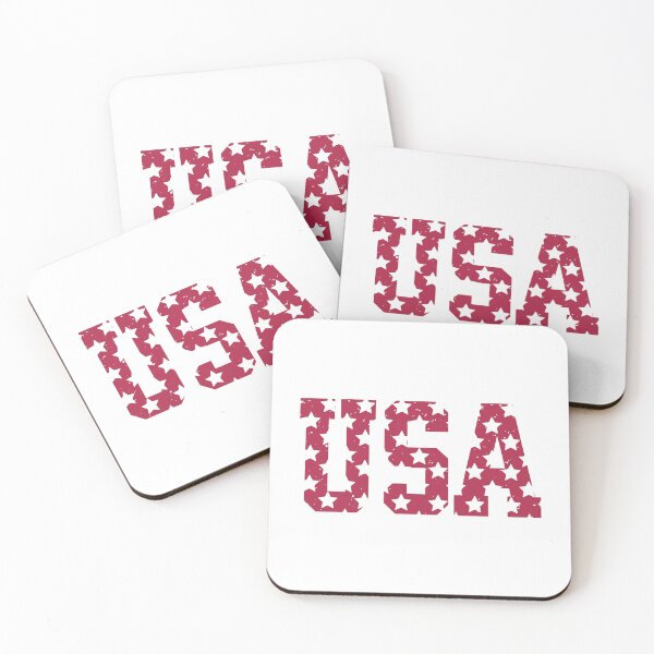 Artikelvorschau, Vintage USA Patriotische Sterne Sportliche Blockschrift entworfen und verkauft von Paper Drip.