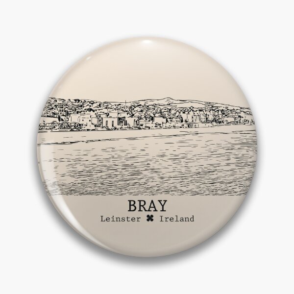 Item preview, Bray IRL - Vintage Ink Cityscape designed and sold by Lakeric.