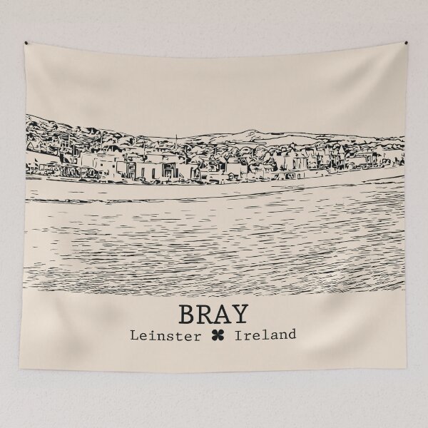 Item preview, Bray IRL - Vintage Ink Cityscape designed and sold by Lakeric.