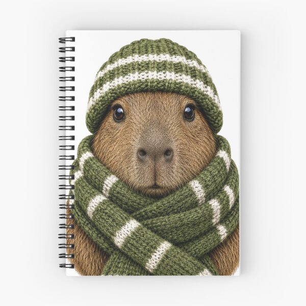 Item preview, Cozy Capybara Winter designed and sold by Snurly.
