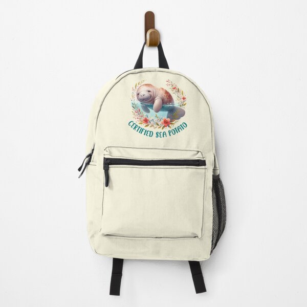 Item preview, Certified Sea Potato Cute Manatee Watercolor Ocean Animal Pun Design designed and sold by Sachie's Studio.