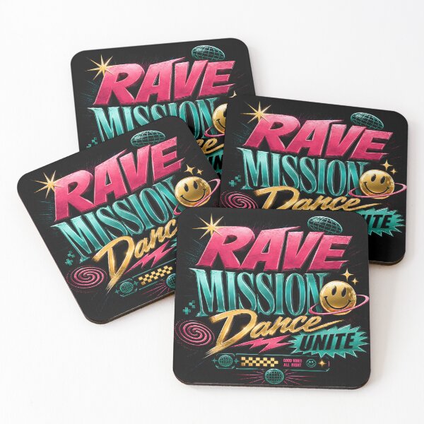 Item preview, Rave Mission Dance Unite – Retro Festival Vibes for true EDM & Techno fans designed and sold by Peter Kaul.