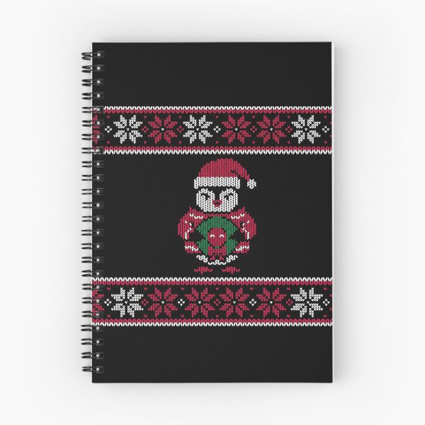 Item preview, Ugly Christmas Sweater Cute Penguin Santa Hat Knitted Pattern designed and sold by TeNovaStudio.