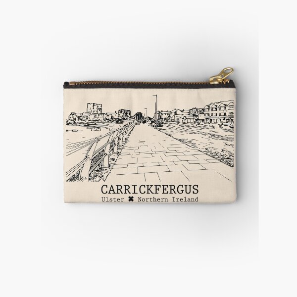 Item preview, Carrickfergus NI - Vintage Ink Cityscape designed and sold by Lakeric.