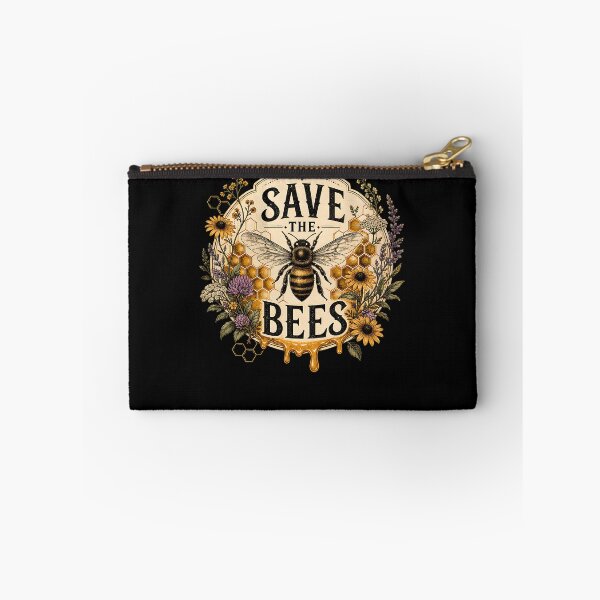 Item preview, Vintage Honeybee Save The Bees Honeycomb designed and sold by FreshPixelArt.