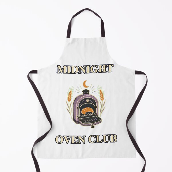 Item preview, Midnight Oven Club Halloween Baker Emblem designed and sold by Freshloop Studio | Whimsical Vintage Art.