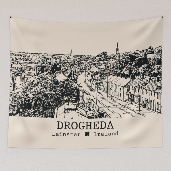 Item preview, Drogheda IRL - Vintage Ink Cityscape designed and sold by Lakeric.
