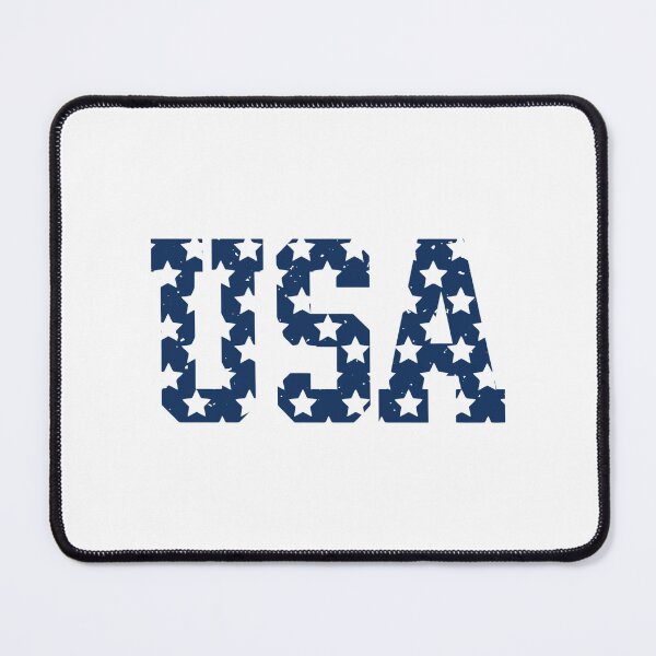 Item preview, Classic Navy Blue USA Varsity Font Stars Design designed and sold by Paper Drip.
