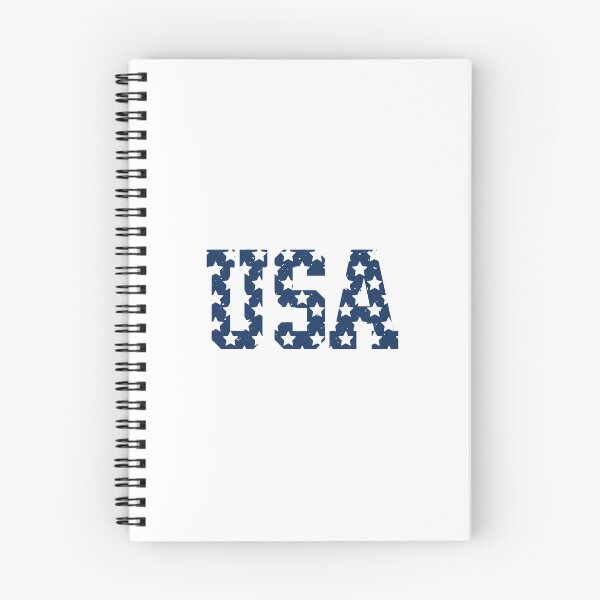 Item preview, Classic Navy Blue USA Varsity Font Stars Design designed and sold by Paper Drip.