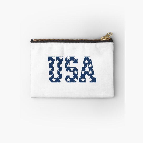 Item preview, Classic Navy Blue USA Varsity Font Stars Design designed and sold by Paper Drip.