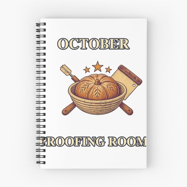 Item preview, October Proofing Room Pumpkin Bread Graphic designed and sold by Freshloop Studio | Whimsical Vintage Art.