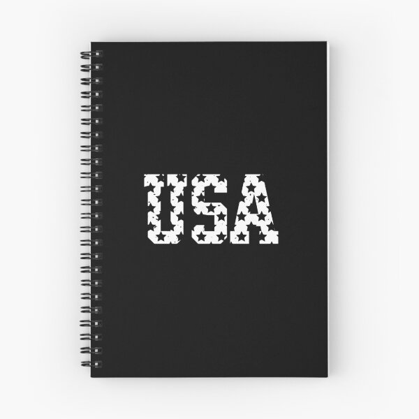 Item preview, Distressed Patriotic USA Stars Block Lettering Art designed and sold by Paper Drip.