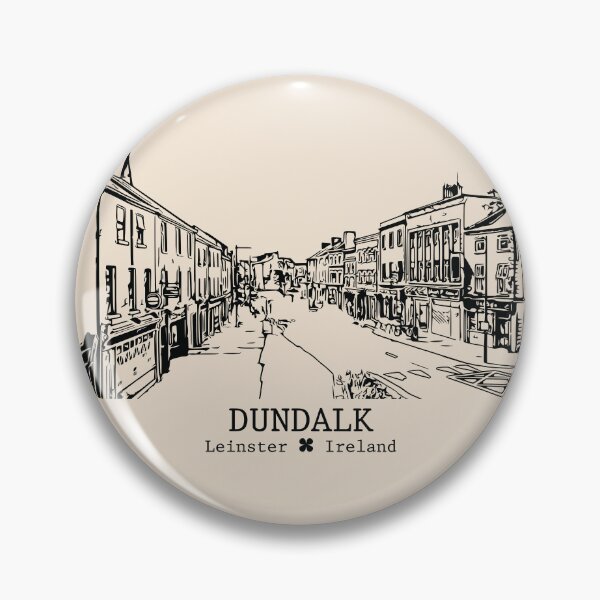 Item preview, Dundalk IRL - Vintage Ink Cityscape designed and sold by Lakeric.