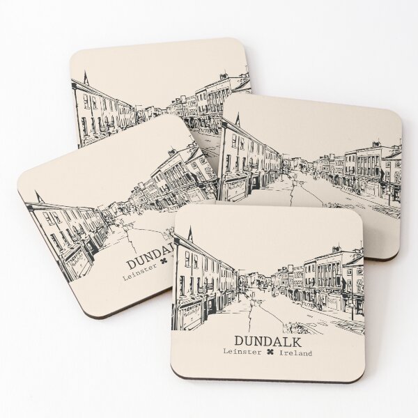 Item preview, Dundalk IRL - Vintage Ink Cityscape designed and sold by Lakeric.