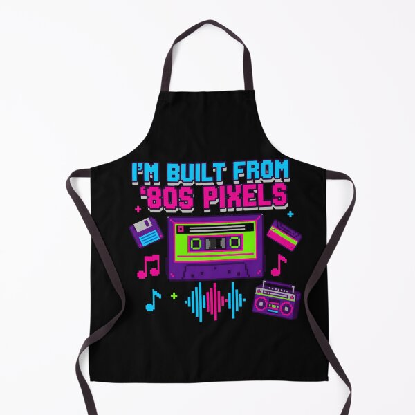 Item preview, I'm Built From 80s Pixels Music Nerd Humor designed and sold by PixelBlob.