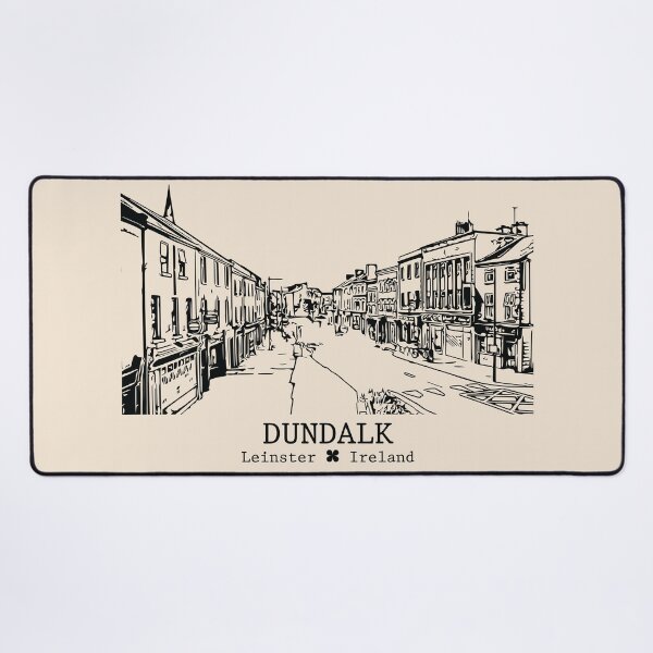 Item preview, Dundalk IRL - Vintage Ink Cityscape designed and sold by Lakeric.